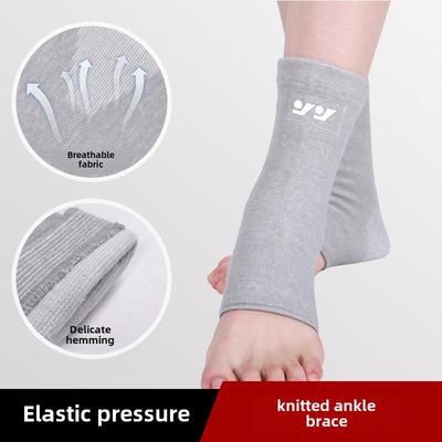 Дышащий трикотажный бандаж для поддержки лодыжки для футбола, баскетбола, бадминтона и альпинизма — компрессионная защита и тепло