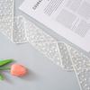 6/7/9cm Woven Ribbon Flower Lace Design Eco-Friendly Polyester Hair Bows Gift Wrapping Room Decor Christmas Valentine's Day