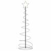 VidaXL Arbre de Noël lumineux conique 120 LED blanc chaud 180 cm 4019499