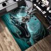 Mermaid Cave Living Room Nonslip Area Rug Soft Carpet For Bedroom Game Playroom Sofa Office Home Decor Doormat Christmas Gift