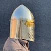 Templar Crusader Helmet Authentic Templar Crusader Helmet 12th Century Medieval Great Helmet Cosplay, Prop, Display, Replica, LARP