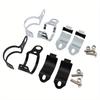 Adjustable Motorcycle Turn Signal Light Mount Bracket Light Lamps Holder Lamp Holder Clamp Bracket Fork Mount Clamp