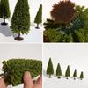 Building Model Dollhouse Ornament Christmas Tree Pine Tree Model Tower Pine Greening Landscape