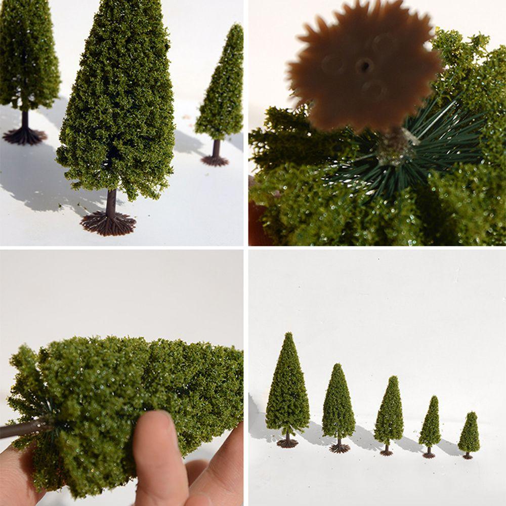 Building Model Dollhouse Ornament Christmas Tree Pine Tree Model Tower Pine Greening Landscape
