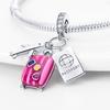 Charms Copper Luggage Airplane Passport Three-Piece Set Charm Fit Women 3Mm Original Bracelet Diy Fine Jewelry Gift