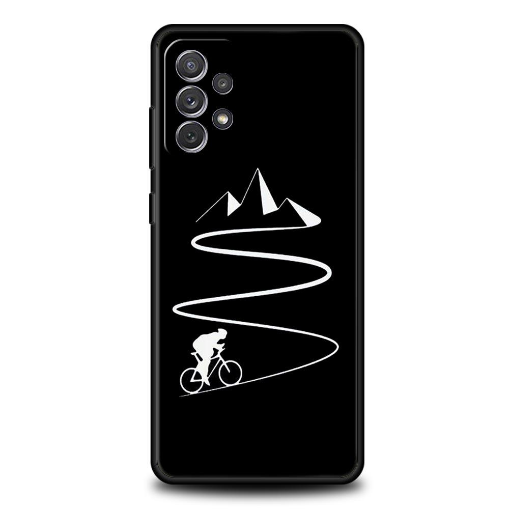 Чехол для телефона с рисунком 'Велосипедный спорт в горах' для Samsung A51 A71 A21S A11 A15 A25 A31 A41 A23 A33 A53 A73 A03S A05S A13 5G A35 A55