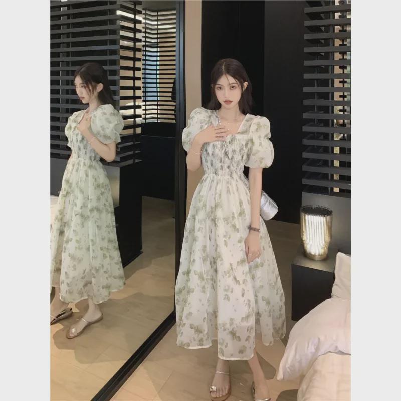 Летняя белая юбка-миди А-силуэта с высокой талией 2025 года – студенческий стиль