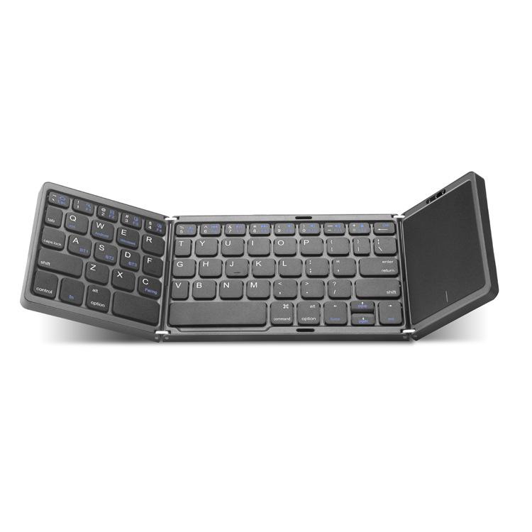 Bluetooth Wireless Foldable Keyboard with Touchpad for Phones & Tablets