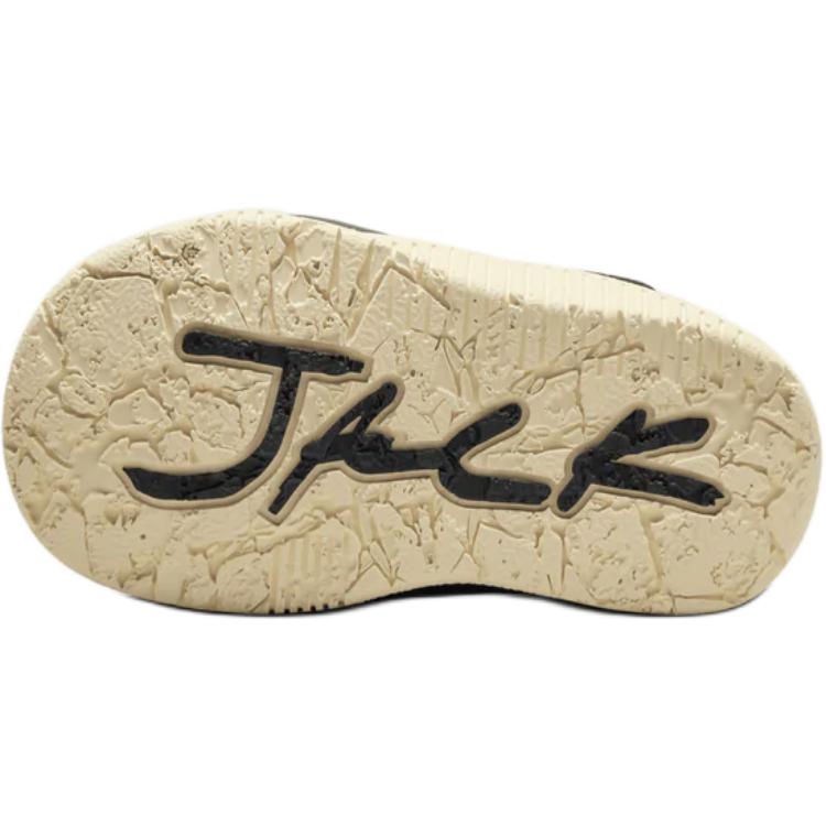 Travis Scott x Air Jordan Jordan Jumpman Jack TR TD Ярко-кактусовые детские кроссовки Тан Муслин Черный FJ2852-102