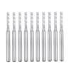 10 Pcs Carbide End Mill Engraving Bits Suitable for PCB and Various Materials