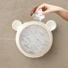 Wall Mounted Kitchen Storage Box for Disposable Plastic Wrap Film Holder with Easy Access Design and Compact Space Saving Structure