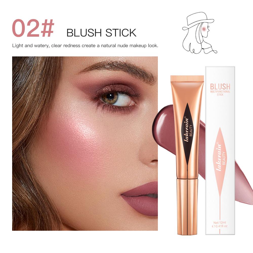 Новый Кремовый Бронзер Контур Румяна Beauty Wand Хайлайтер Румяна с Подушечкой Жидкий Бронзер для Лица Палочка-Аппликатор Макияж