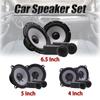 4/5/6.5 Inch Car Speaker Sets HIFI Sound Quality Mini Dome Tweeter Speaker High Power Silk Film Speaker Car Audio Modification