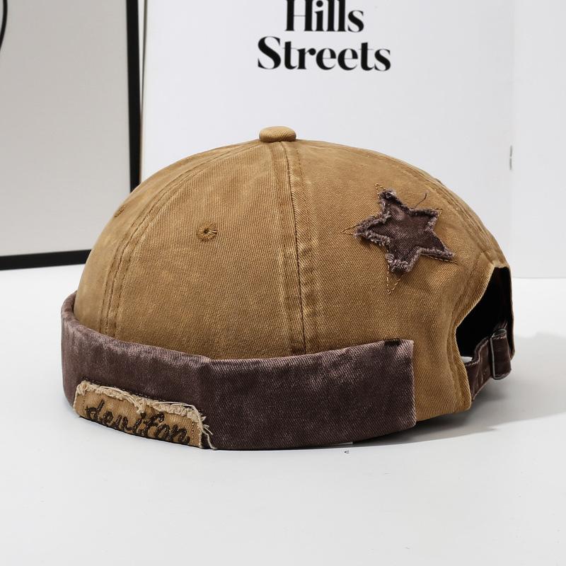 NORTHWOOD Old-fashioned Washed Cotton Landlord Hat Beanie Hat for Men Women Large Head Baseball Hat