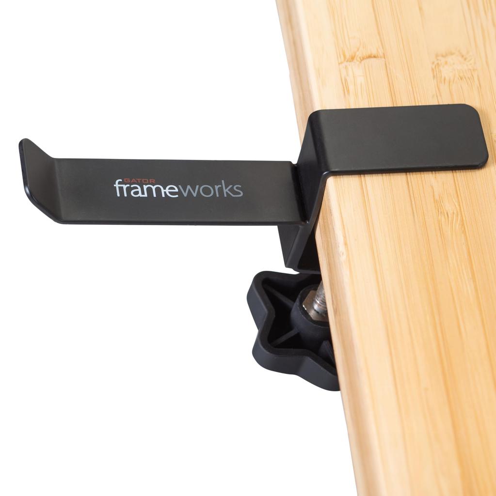 GATOR Headphone Hanger Desk GFW-HP-HANGERDESK