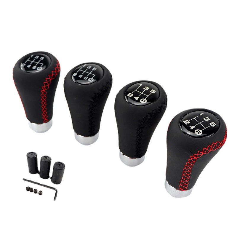 Universal 5-6 Speed Creative Leather Gear Knob for Car Modification