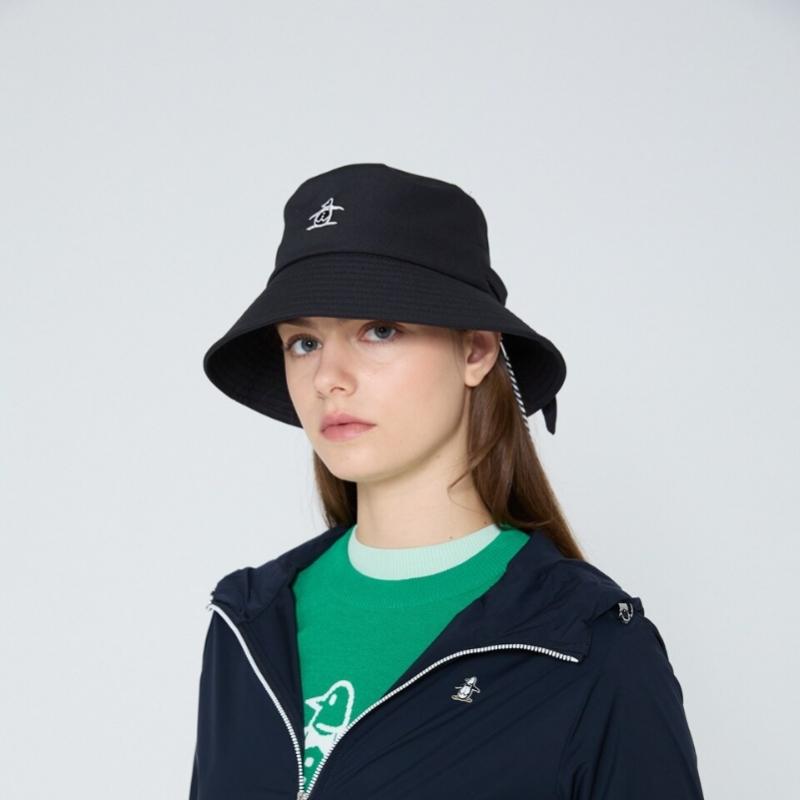 MunSingwear Women S eSSential Ribbon Bucket Hat Black Mr122lcp11