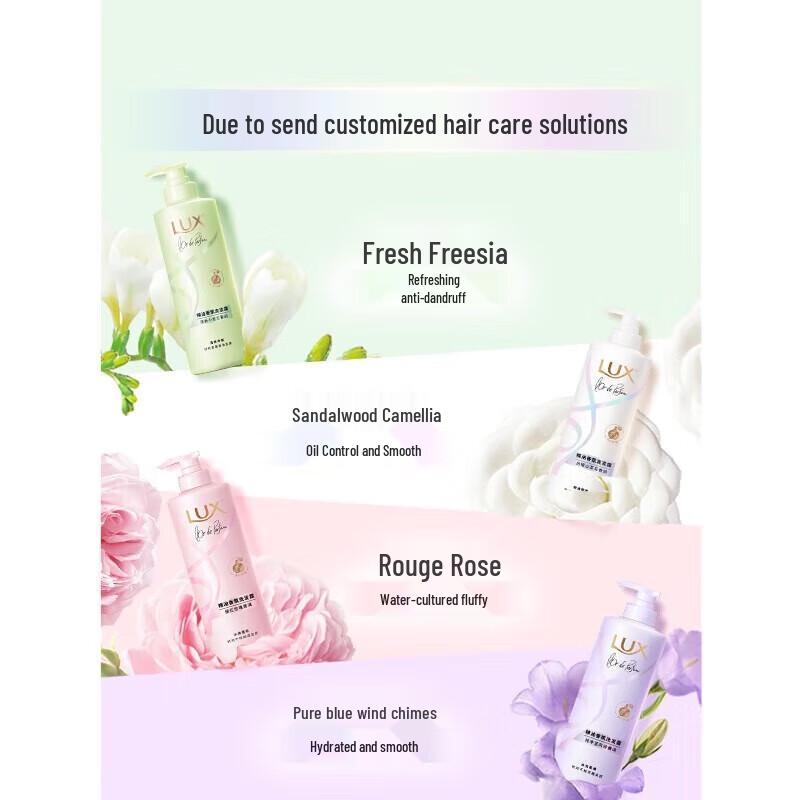 LUX Freesia Shampoo & Artemisia Camellia Shower Gel Combo