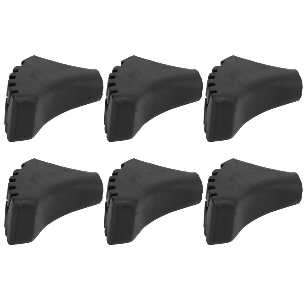 6PCS Walking Sticks Tips Protectors Antislip Trekking Pole Foot Cover for Outdoor Hiking