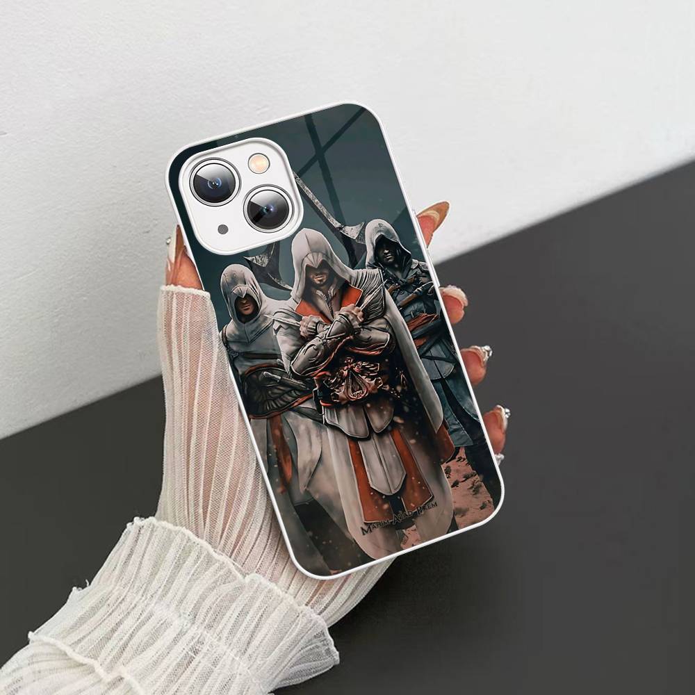Смешная игра A-Assassins C-Creed Закаленное Стекло Для Iphone 14 13 12 11 Pro Mini XS MAX 14Plus X XS XR Чехол