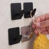 10/1pc Stainless Steel Wall Hooks Bathroom Robe Hook Adhesive Key Clothes Hanger Towel Holder Kitchen Bathroom MultiPurpose Hook