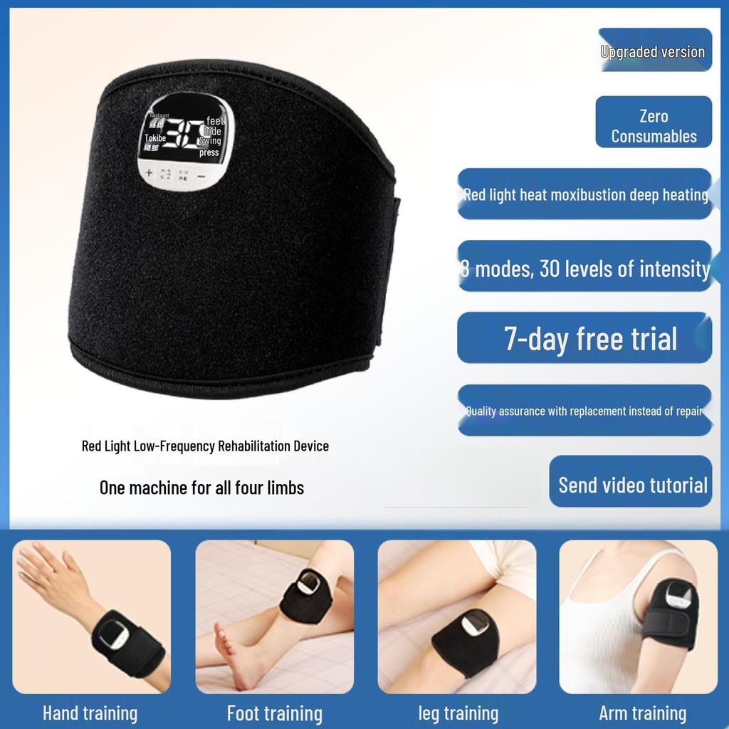 Улучшенный EMS Красный Свет Нагрев Массажер для Рук и Ног с Низкочастотными Импульсами