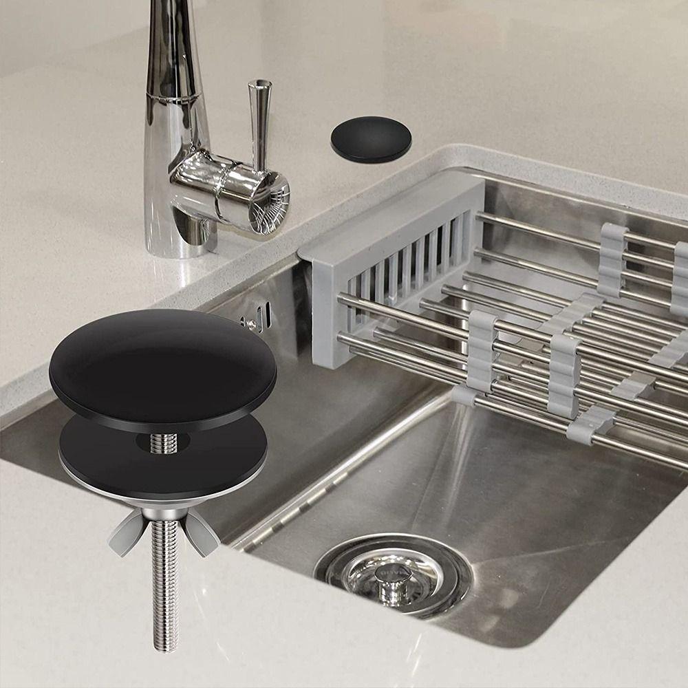 Faucet Decorative Covers Drainage Seal Stainless Steel Metal Sink Hole Cover Faucet Hole Cover Sink Plug Tap Hole Plug