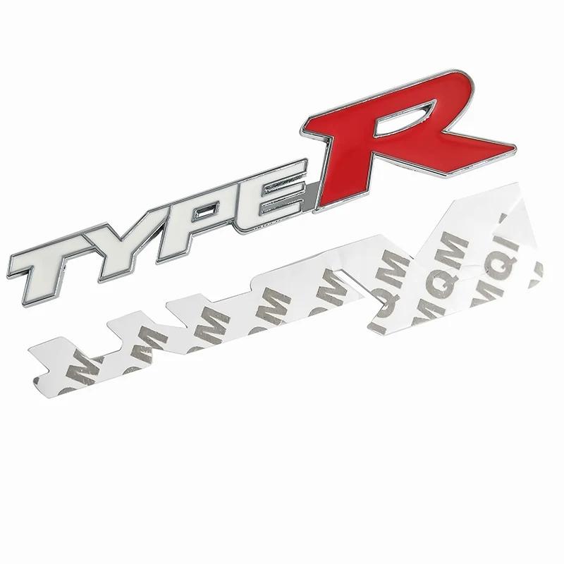 AAALY1 Авто Стайлинг 3D Металлический Сплав Тип R Typer Наклейка Для Honda City CR-V XR-V HR-V Accord FIT Jazz Stream Crider Greiz CIVIC Spirior