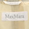 Max Mara Made In Italy Wool and Silk Blend Herringbone Pattern Tailored Jacket Women Used