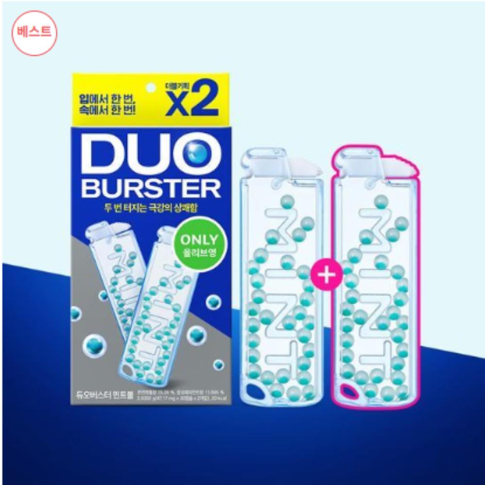 [Garglin] Duo Burster Двойная мятная сфера 30 капсул - Одинарная упаковка, Двойной набор
