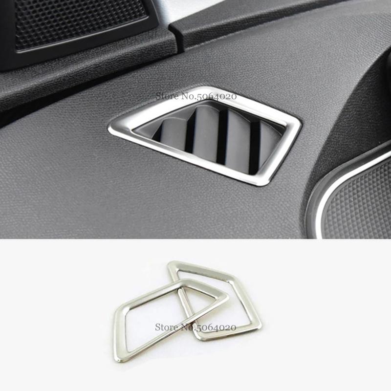 For Peugeot 3008 GT 5008 2017-2022 LHD Driver Seat Front Storage Box Cover Ring Trim Around Interior Stainless Steel Car Styling