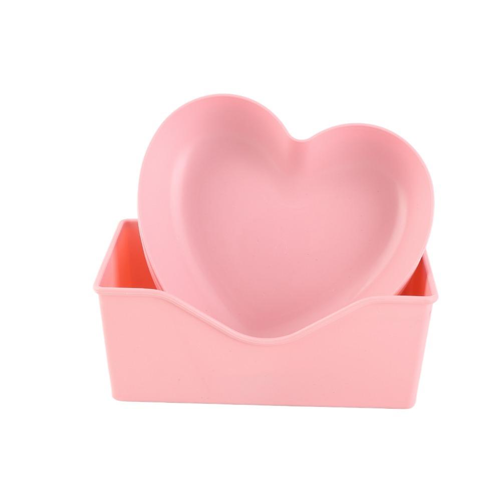 10Pcs Heart Shaped Outline Fruit Tray Resin Display Tray Reusable Decor Tray Wedding Table Decor