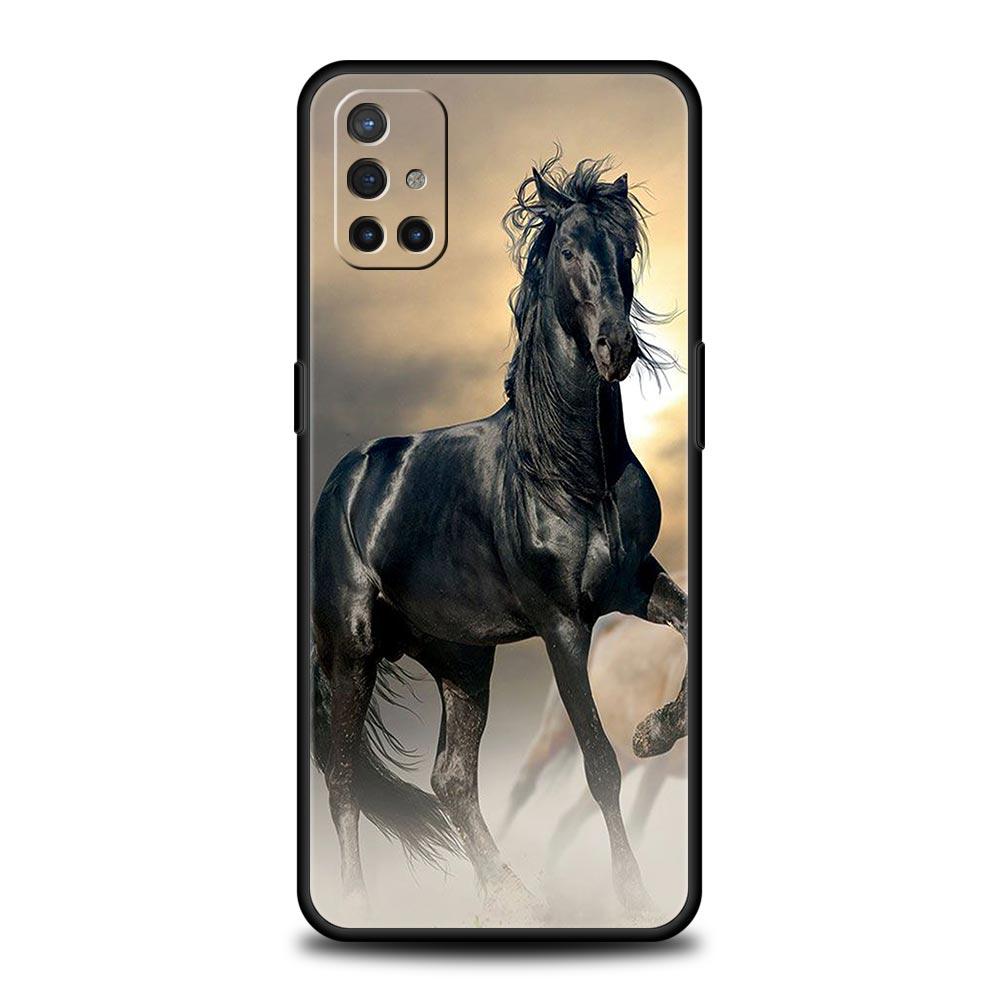 Running Horse Animal Phone Case For OnePlus 12 11 10 9 8 7 7T Pro 12R 10R 9RT 9R 8T Nord N100 N200 N10 2T CE 2 5G Soft Cover