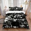 3Pcs Billie Eilish Collage Bedding Set Quilt Cover Pillowcase Home Christmas Xmas Halloween Gift 1 Duvet Cover 2 Pillowcase M924457