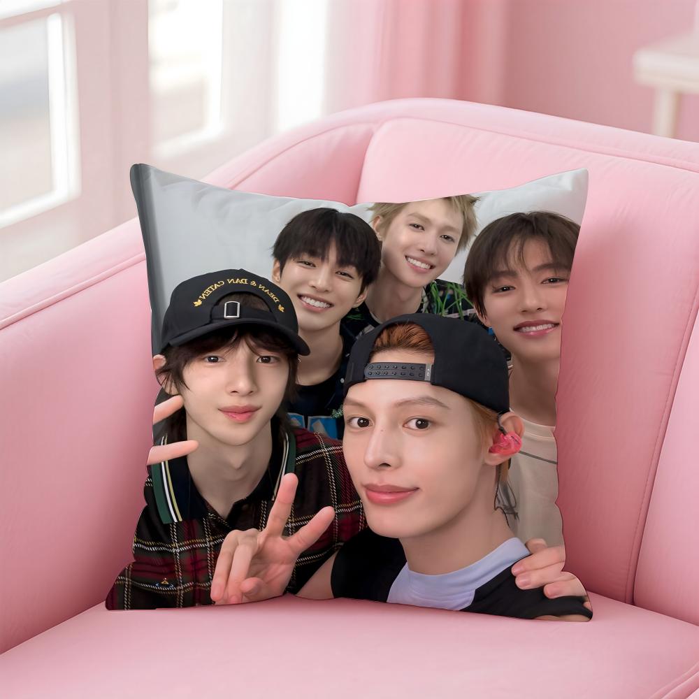 Korean Handsome Boy Group CCortis Cushion Cover Pillow Case Soft Skin Friendly Fabric Concealed Zipper