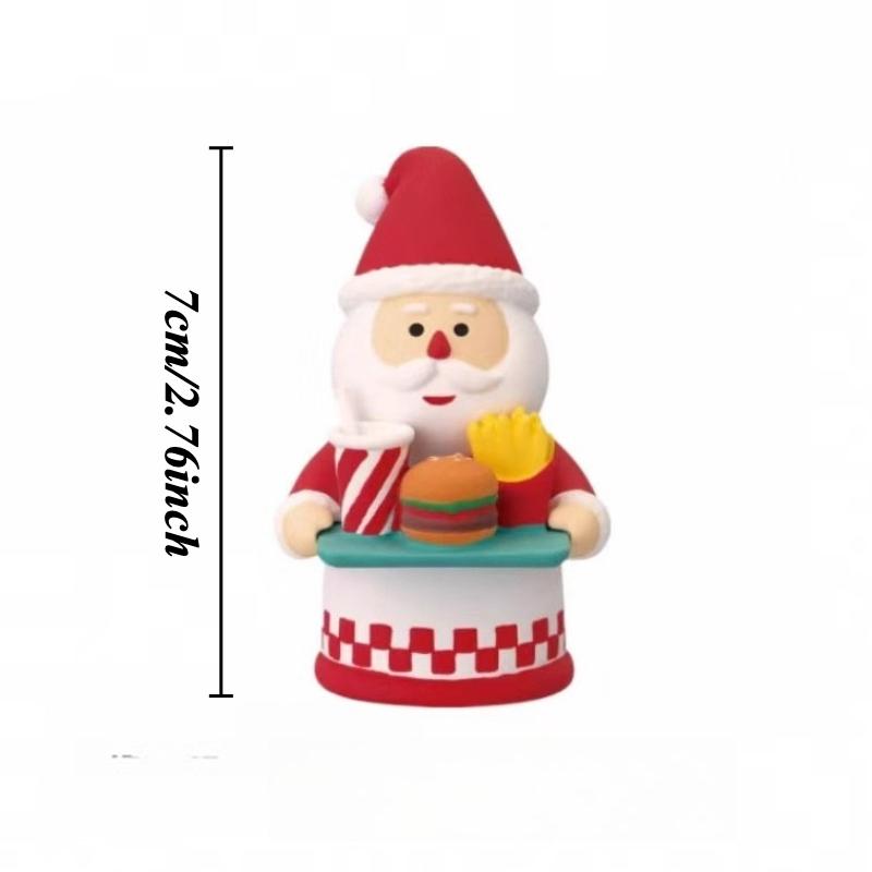 Christmas Santa Claus Cat Resin Ornaments Cute Christmas Tree Desktop Decor Japan Style Kawaii Gifts Figurines Wholesales 2026