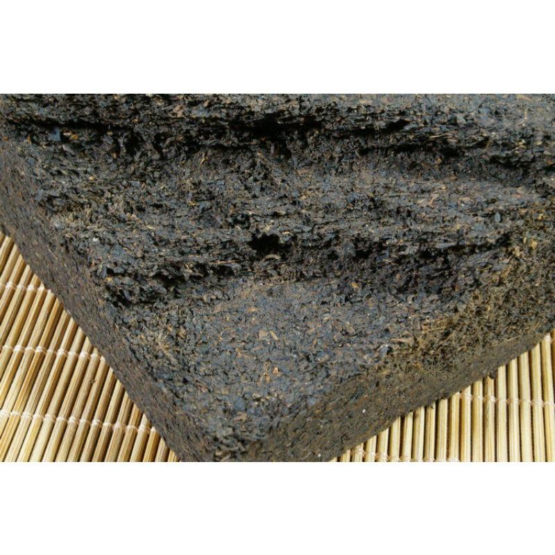 Чай Лю Пао с рисовым кирпичиком * Гуанси, выдержанный чай Лю Бао, черный чай, темный чайный кирпичик, 500 г