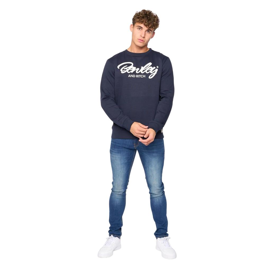 Bewley & Ritch Mens Yardley Crew Neck Sweatshirt