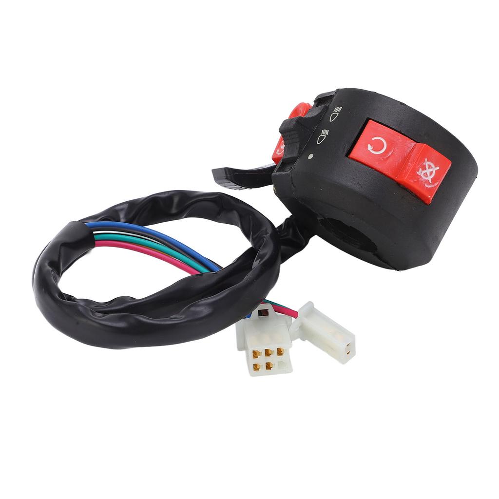 7wires 22mm Left Side Handlebar Kill Start Light Switch Choke Lever for PIT PRO Trail Dirt Quad