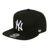 47 Brand Cap MLB Sure Shot Captain Men's Women's Hat Forty Seven Snapback Major League American League Yankees Black Free Size [Item]