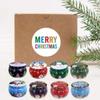 Christmas Cookie Tins Candy Tinplate Retro Tins Candle Tin with Lids for Candle, Dry Storage, Spices, Candy ORP