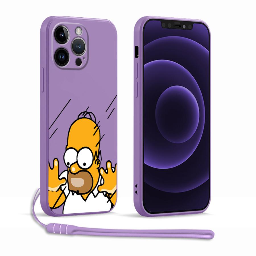 Fun S-simpsons Phone Cover Case for Apple iPhone 17 Pro Max XS XR 12 Plus 11 16 7 8 13 Mini 15 Air