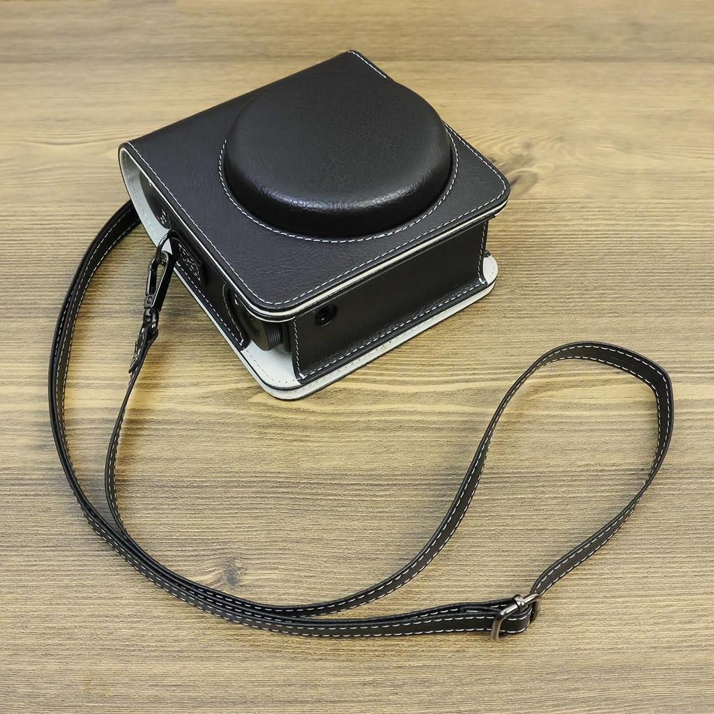 SIUTATDSH чехол для камеры из искусственной кожи, подходит для instax FUJIFILM instax mini 99, чехол-подкладка, держатель для камеры, сейсмостойкий/ударопрочный/портативный