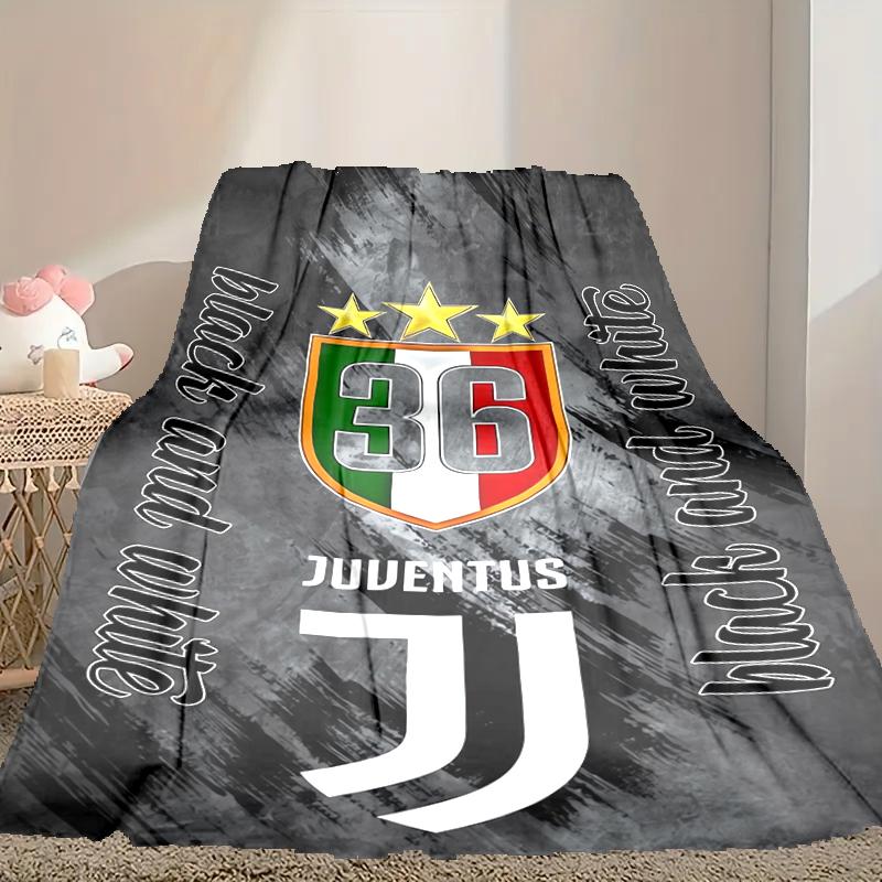 [Juventus Football Club Blanket] Soft Throw Blanket for Bed Sofa, Holiday Gift Blanket for Women Men Family Friend