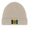 Bonnet Drapeau Saint-Vincent-et-les-Grenadines En Beige