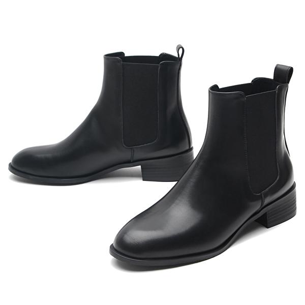 Karen White Warm Chelsea Boots K089Rf 3Cm