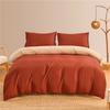 4pcs Bedding Solid Color Double-sided Matte Bed Sheets Quilt Covers Pillowcase Four Piece Set Home Textile Duvet Cover