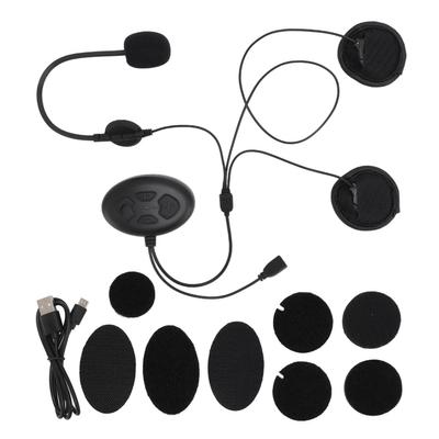 Мотоциклетная Bluetooth-гарнитура HiFi со стереозвуком, поддержка GPS-навигации, свободные руки, музыкальный звонок