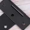 T Shape Door hinges with Screw Triangular Shed Barn Door Hinge Durable Sturdy Black Tee Iron Hinges Wrought Hardware accessories