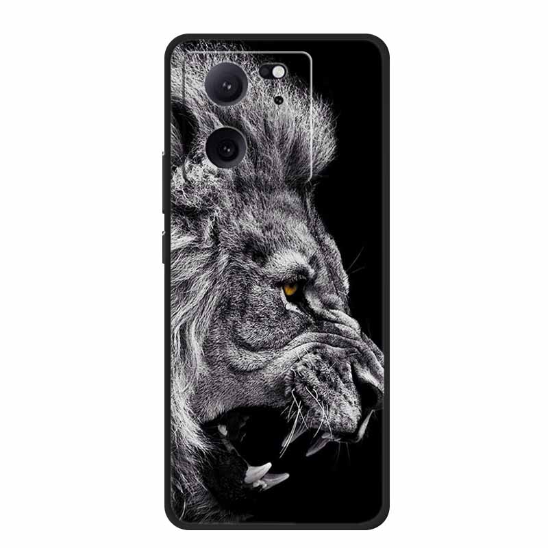 Роскошный Чехол для Телефона для Xiaomi 13T 6.67" Силиконовый ТПУ Мягкая Задняя Крышка Xiaomi 13T Модный Funda Животное Coque Космическое Пространство Животные Чехлы